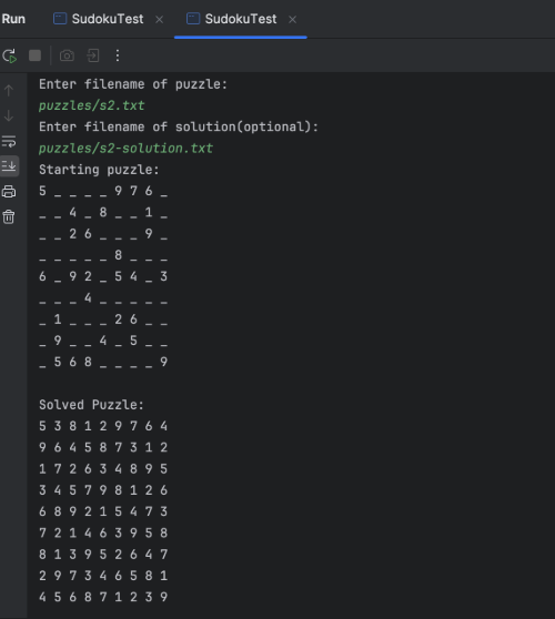 Picture of my sudoku solver project